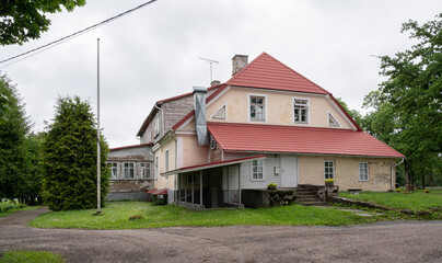 Fototapeta na wymiar manor in pärmu jaagupi estonia europe