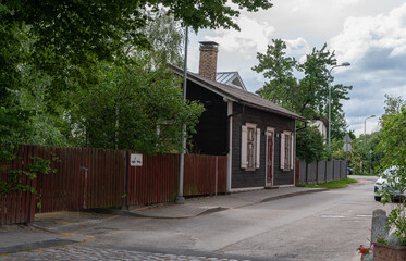 street view in kipsala riga latvia