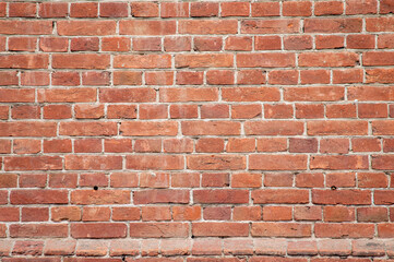 background of an old red brick wall
