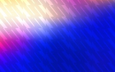 Light Pink, Blue vector template with repeated sticks. Glitter abstract illustration with colorful sticks. Pattern for ads, posters, banners.