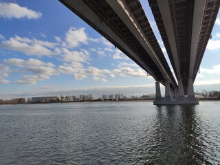 Fototapeta premium bridge over the river