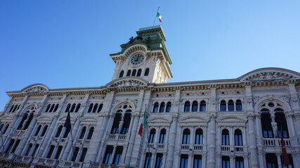 Fototapeta na wymiar Trieste Piazza Unità