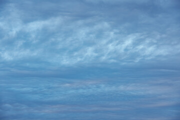 thunderclouds on a summer evening