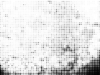 Halftone dots vector background texture