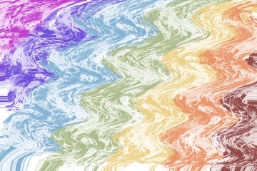 Colorful watercolor wave abstract texture background. illustration.