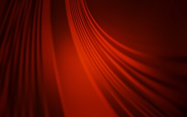 Fototapeta premium Dark Red vector backdrop with curved lines. A completely new colorful illustration in simple style. Abstract design for your web site.