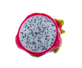 Dragon fruit isolated on white background