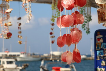 Décoration de coquillage nacre Grèce