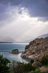 Van, Turkey - 20 May 2011: The largest lake in Turkey...