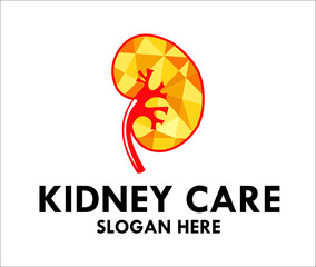  Kidney anatomy organ body ilustration design logo vector  good for care and medicine