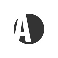 A alphabet vector design template illustration
