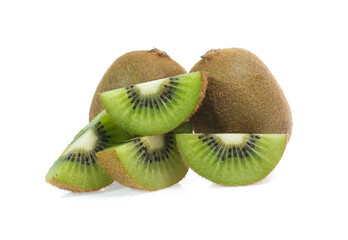 kiwi fruit isolated on white background