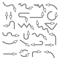   
Set of black grunge hand drawn arrows isolated on white. Vector illustration
FILE #:  251977591  Preview Crop  Find Similar
Set of black grunge hand drawn arrows isolated on white. Vector illustrat