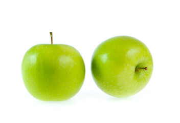 green apple isolated on white
