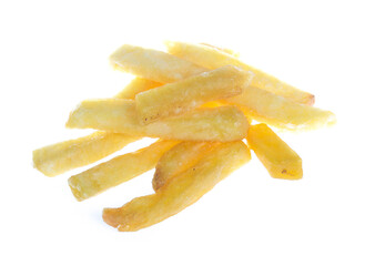 french fried isolated on white