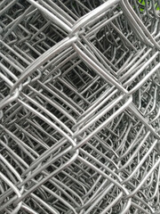 Closeup, Steel Wire mesh background