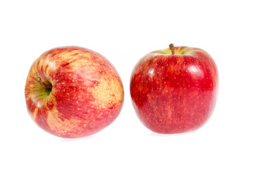red apple isolated on white