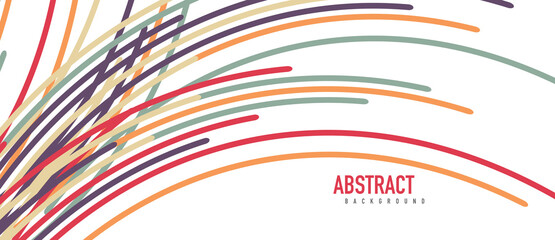 Аbstract moving colorful lines vector backgrounds for cover, placard, poster, banner or flyer