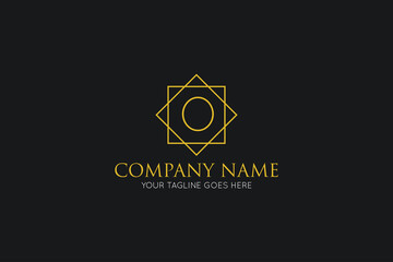initial letter o luxury logo, icon, symbol vector illustration design template