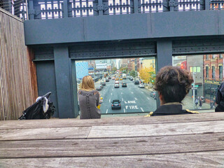 New York. People on street in the city. New Youk. USA