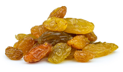 currant yellow golden isolated on white background