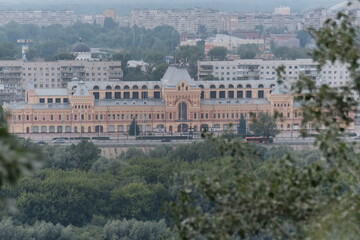 Naklejka premium panorama of nizhniy novgorod