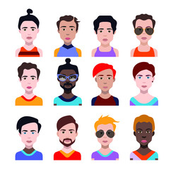 Collection of avatars  ( Man and woman Characters )