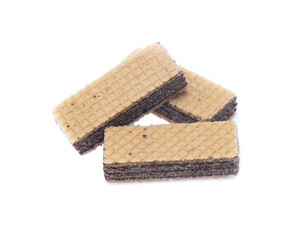 Wafers stick isolated on white background