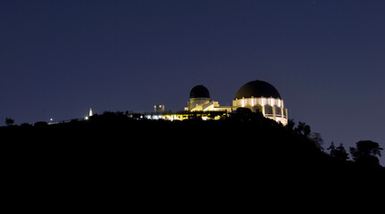 Los Angeles, USA, Griffith Observatory by night beautiful view
