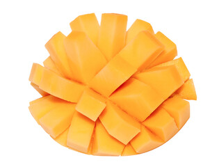 Mango fruit isolated on white background