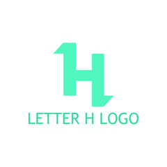Initial Letter H logo design vector. Letter h symbol. Stock illustration