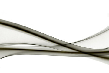 Abstract dark translucent smoke wave