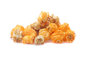 Popcorn isolated on white background