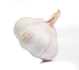 garlic isolated on white background