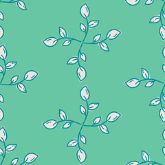 seamless floral pattern with hand drawn cute flowers. creative floral designs for fabric, wrapping, wallpaper, textile, apparel.