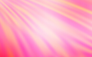 Light Pink, Yellow vector background with stright stripes. Glitter abstract illustration with colorful sticks. Template for your beautiful backgrounds.