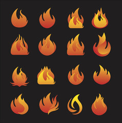 Flame icons