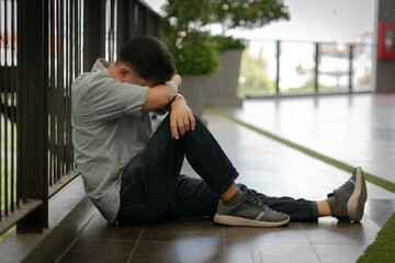 Fototapeta premium Business failures crisis laid off due to coronavirus unemployed Jobless People Crisis who Recession,