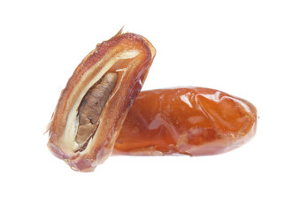 Dates palm isolated on white background