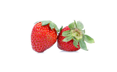 strawberry on white background