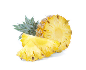 pineapple  isolated on white