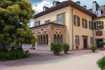 Fototapeta na wymiar Building of the castle in Bad Homburg / Germany in the Taunus