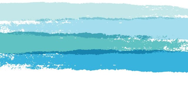 blue brush strokes background, line art effect