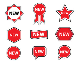 Sticker vector design for New Arrival Store product labels