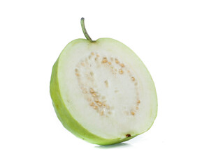 Guava isolated on white background
