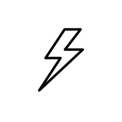 Illustration Vector graphic of lightening icon