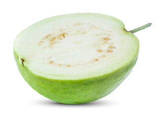 fresh Guava fruit isolated on white background