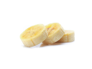 Banana isolated on the white background
