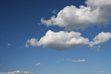 blue sky with clouds