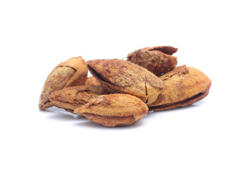 Almond isolated on white background